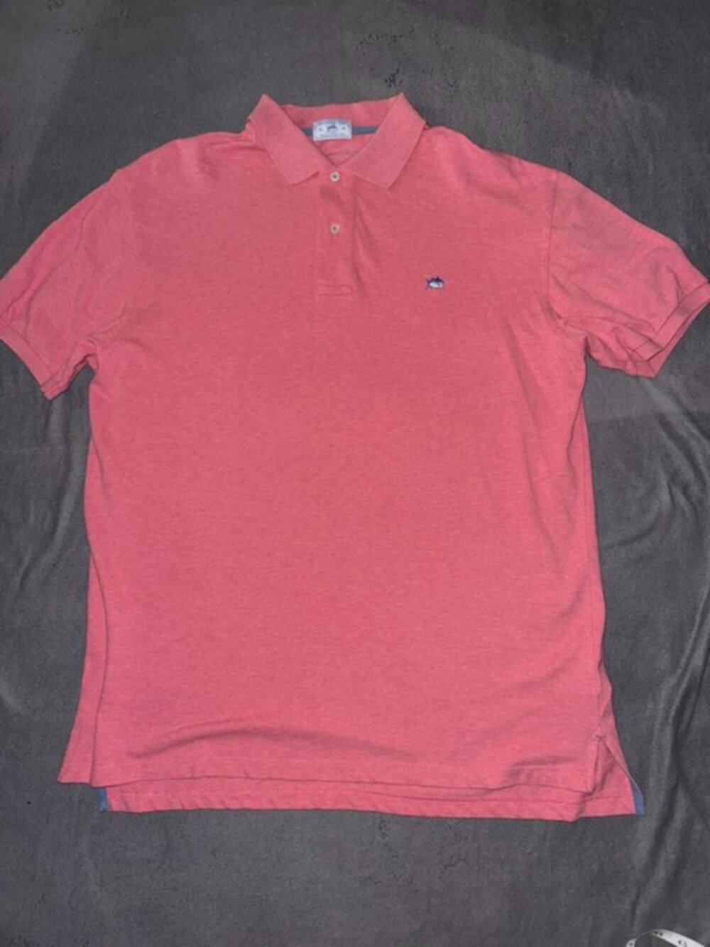 Southern Tide Men’s Cotton Polo Shirt Pink Size XL 42 Short Sleeve Classic